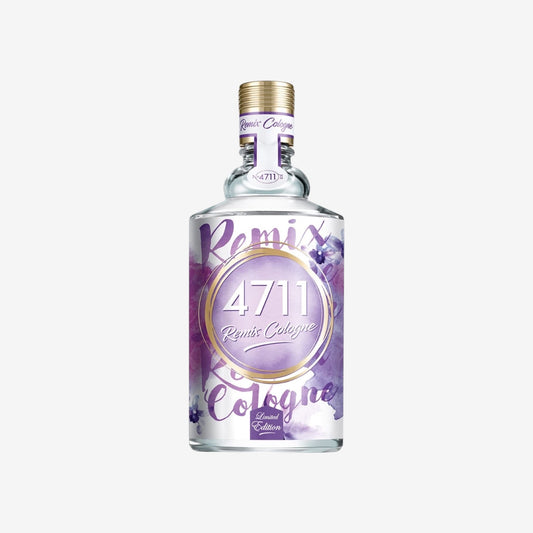 4711® Remix Cologne Lavendel I Eau de Cologne - frisch - floral - unbeschwert - die blühende Frische des Lavendels sommerlich neu ge-remixt! I 100ml Natural Spray Vaporisateur