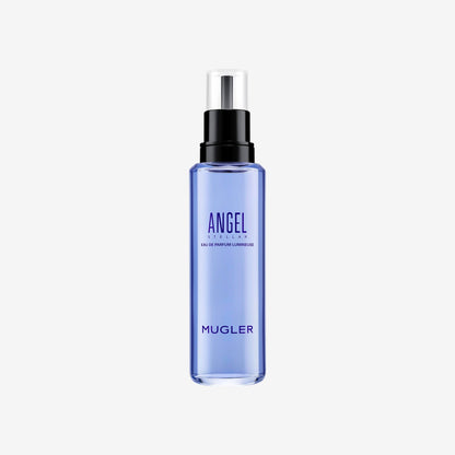 MUGLER Angel Stellar Eau de Parfum, Damen-Parfum, Amberartig-pudriger Gourmand-Duft mit cremigem Pistazien-Akkord, Verführerisch und unwiderstehlich weiblich, Nachfüllbar