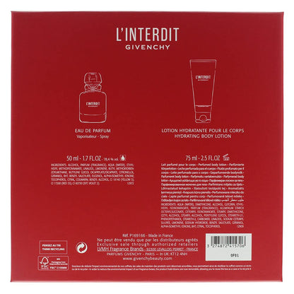 Givenchy L'interdit Set (L'Interdit Eau de Parfum,50ml+Body lotion L'Interdit,75ml), 125 ml
