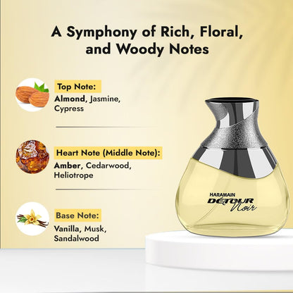 Al Haramain Parfumes Detour Noir Eau de Parfum, Spray, 1 Stück