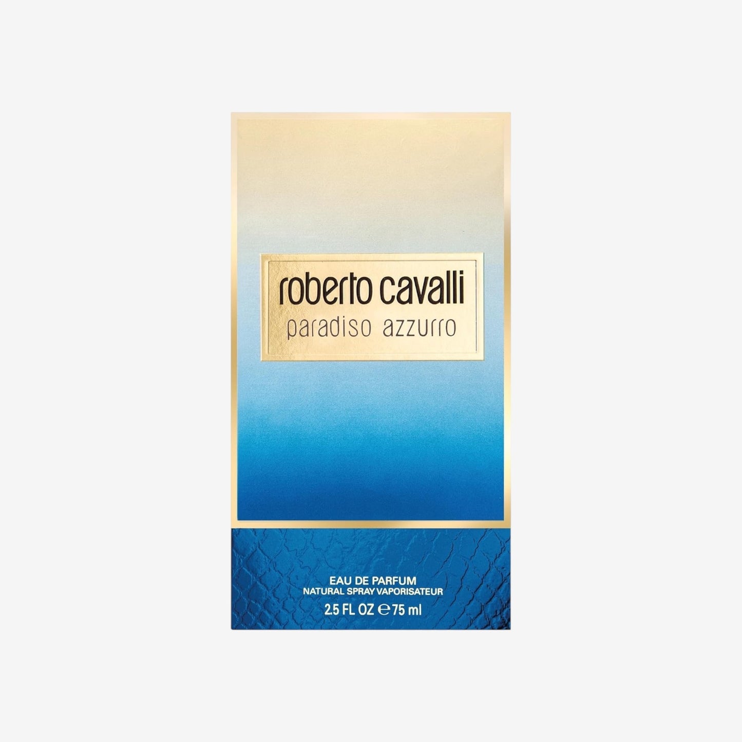 ROBERTO CAVALLI Paradiso Azzurro, Eau de Parfum für Damen, Frischer aquatischer Duft, 75 ml