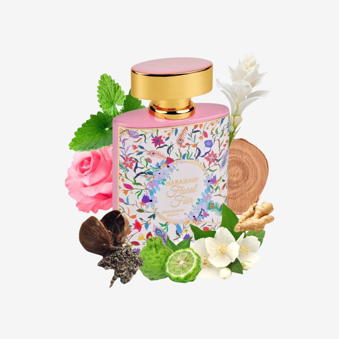Al Haramain Floral Fair Extrait de Parfum Spray 100ml | Arabian Perfume for Women | Luxury Unisex Fragrance