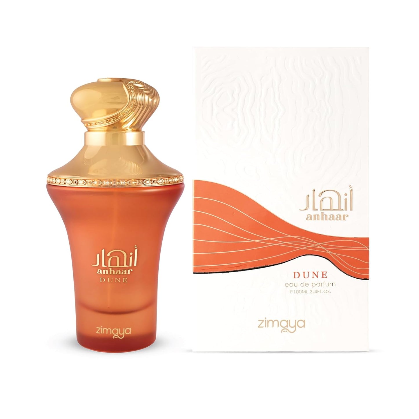 Zimaya Aanhar Dune Uni Eau de Parfum – Parfümspray für Damen und Herren – luxuriöser und langanhaltender Duft geeignet für besondere Anlässe – verwöhnender und beruhigender Duft, 100 ml Eau de