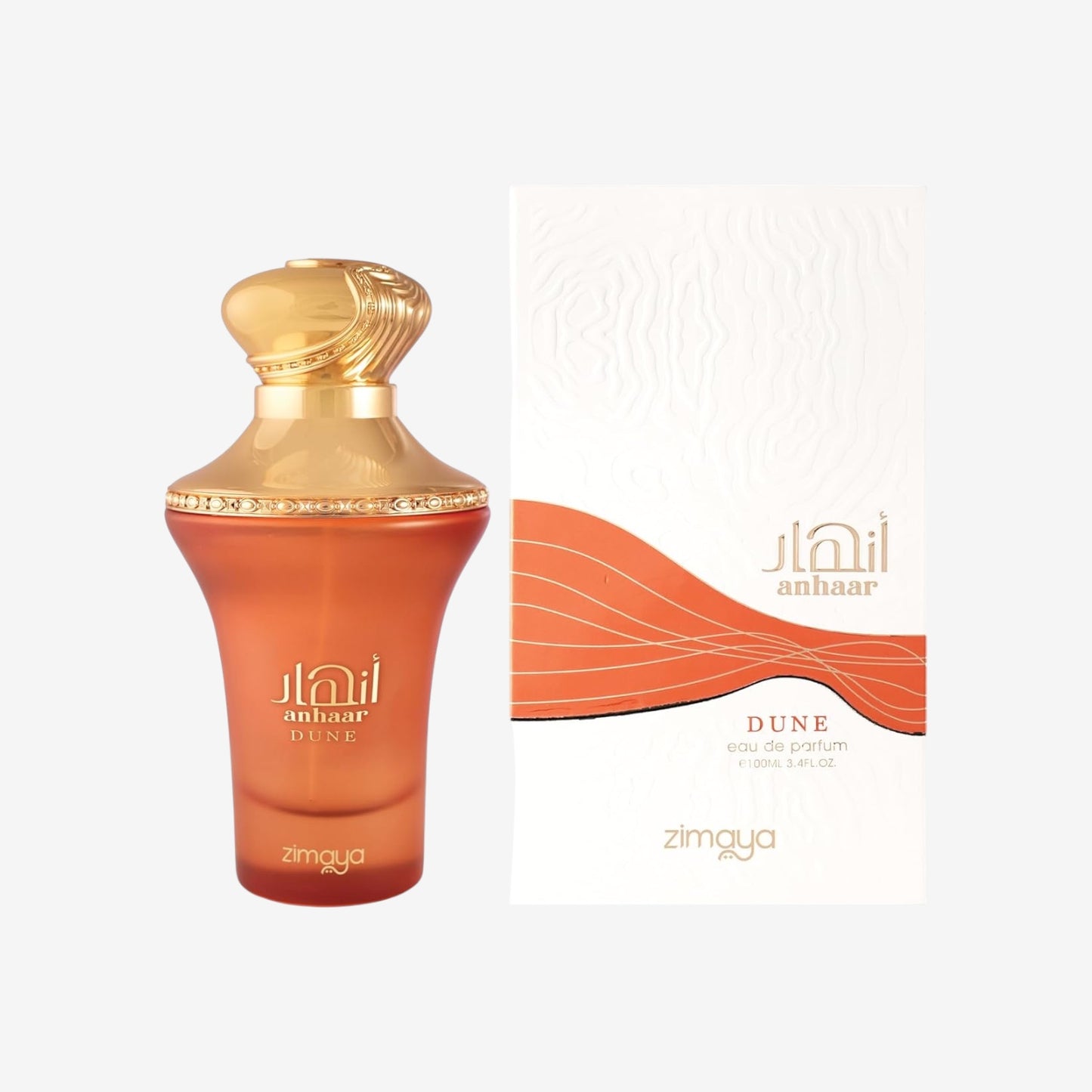 Zimaya Aanhar Dune Uni Eau de Parfum – Parfümspray für Damen und Herren – luxuriöser und langanhaltender Duft geeignet für besondere Anlässe – verwöhnender und beruhigender Duft, 100 ml Eau de
