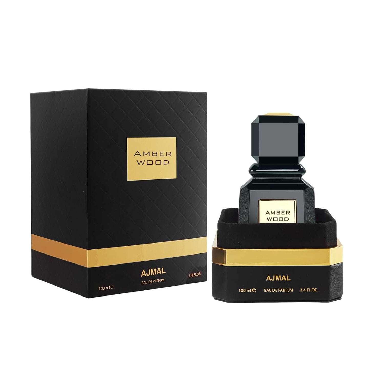 Ajmal Amber Wood for Unisex 3.4 oz EDP Spray