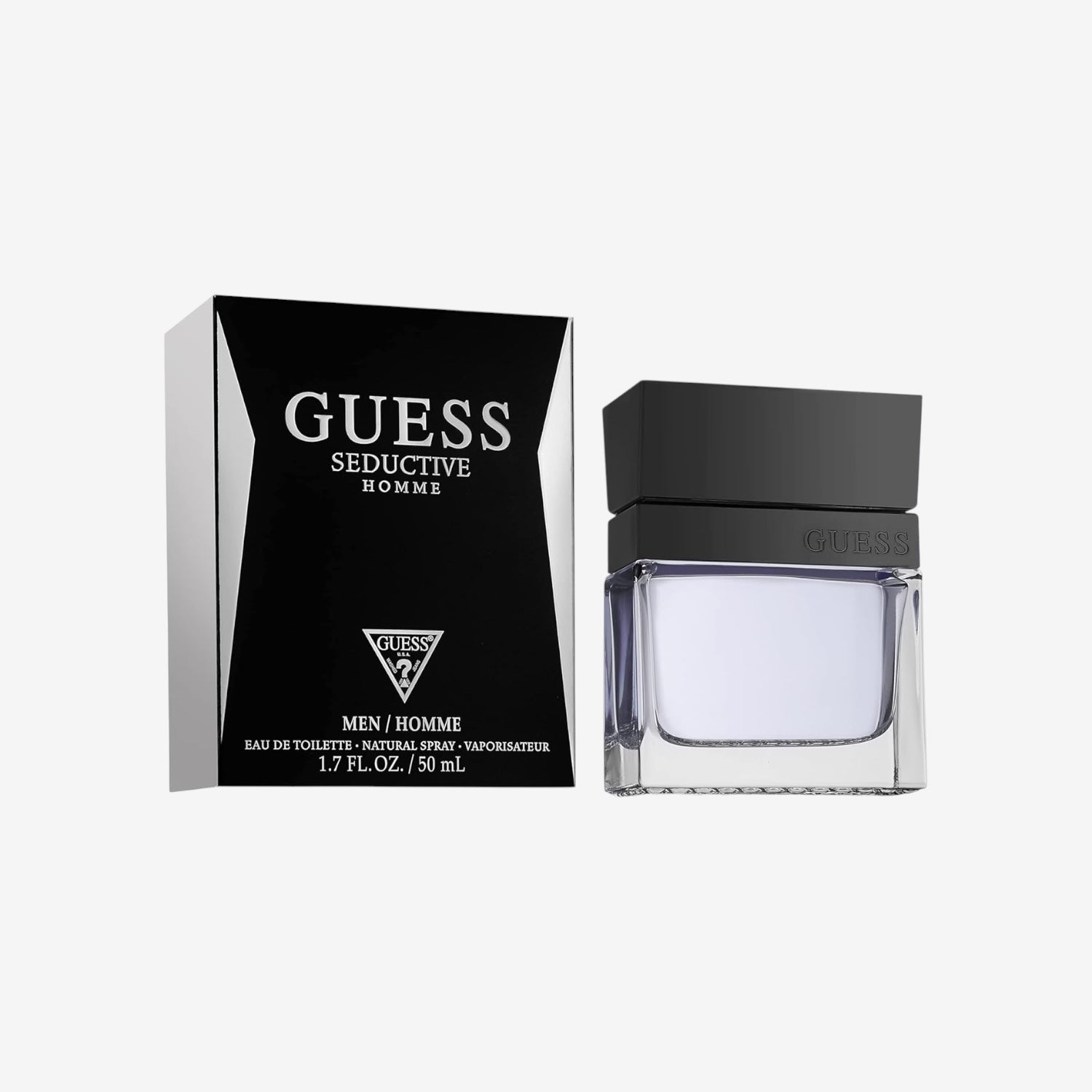 GUESS Seductive, Eau de Toilette, Parfum Herren, Orientalisch-Holziger Duft, LangAnhaltend