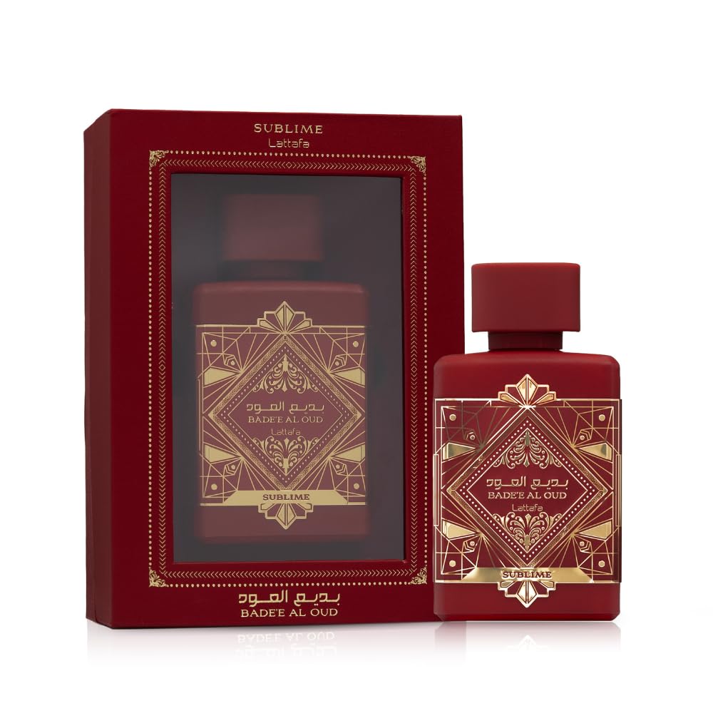 Lattafa Bade'e Al Oud Sublime - Tropisch, fruchtig, frisch, Vanille - Eau de Parfum langanhaltender Duft für Uni, 96.4 g / 100ml