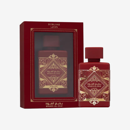 Lattafa Bade'e Al Oud Sublime - Tropisch, fruchtig, frisch, Vanille - Eau de Parfum langanhaltender Duft für Uni, 96.4 g / 100ml