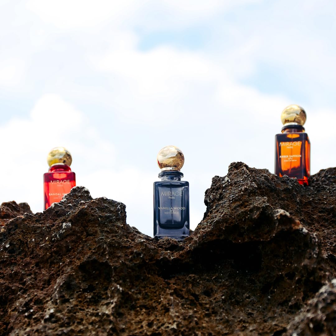 Signature Set – 3× Extrait de Parfum Unisex (je 50 ml, 30% Duftöl), mit Pheromonen, 2+1 GRATIS Aktion, Sandal Musk No.1 · Vanilla Wood No.2 · Amber Saffron No.3