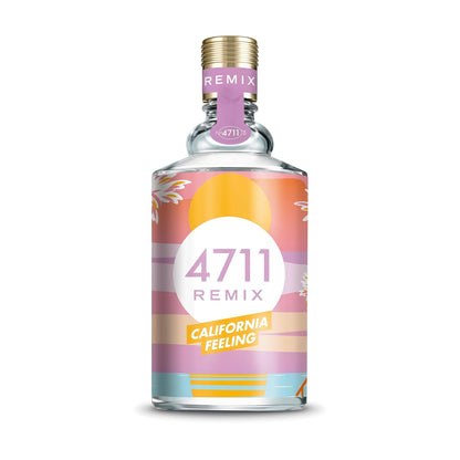 4711® Remix California Feeling I Geschenkset - zitrisch - fruchtig - floral - für einen Unvergesslichen Sommer I Eau de Cologne 100ml & Bodylotion 75ml