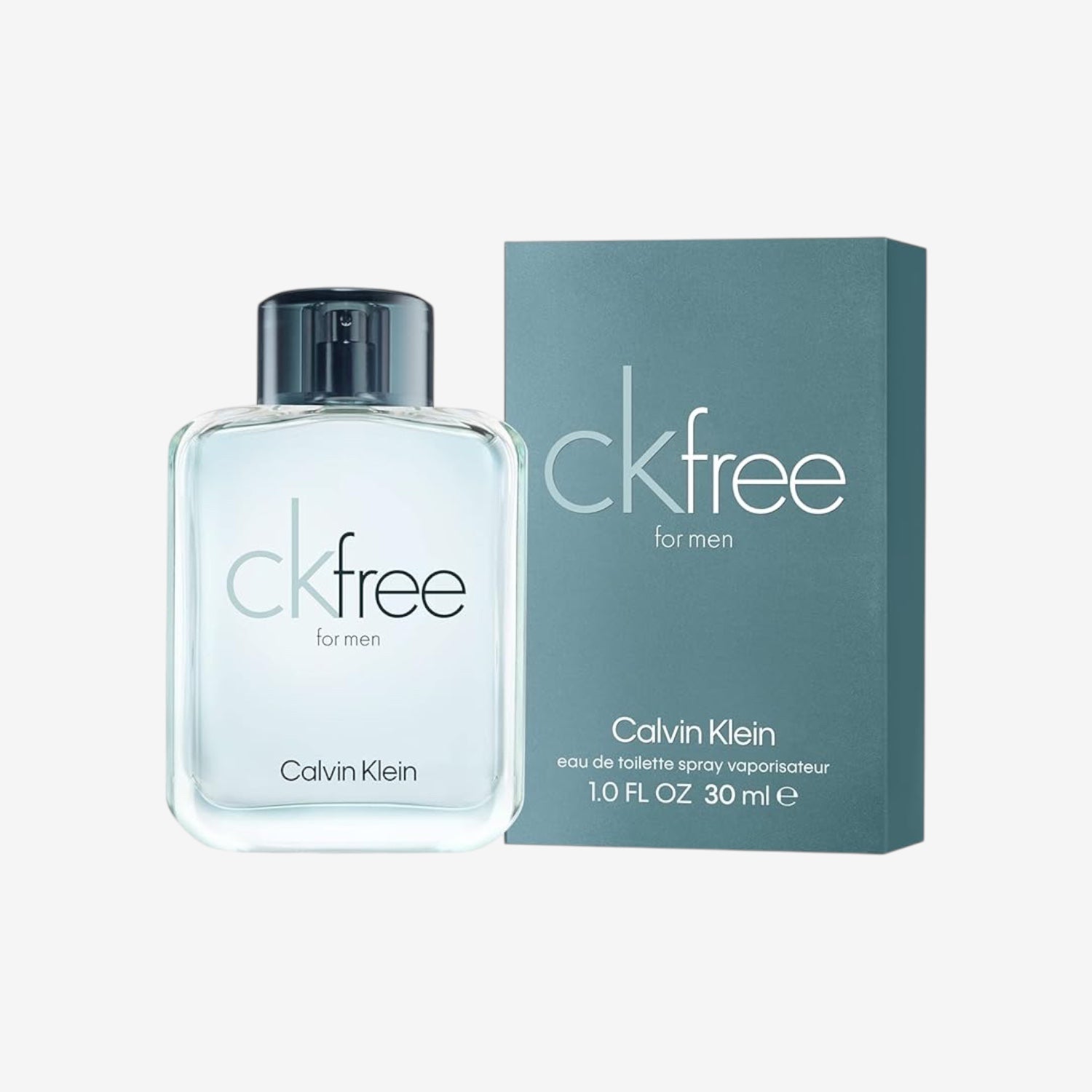 CALVIN KLEIN ck Free for Men, Eau de Toilette, holzig-aromatischer Herrenduft, 30ml