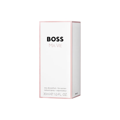 BOSS Ma Vie Eau de Parfum – Blumiges Damenparfum – Mit Kaktusblüte, einem Bouquet aus rosa Blüten und Zedernholz – Langanhaltender Duft