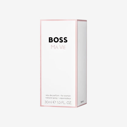 BOSS Ma Vie Eau de Parfum – Blumiges Damenparfum – Mit Kaktusblüte, einem Bouquet aus rosa Blüten und Zedernholz – Langanhaltender Duft