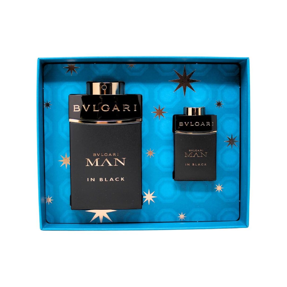 BULGARI MAN IN BLACK SET: EDP SPRAY 100ML & EDP SPRAY 15ML