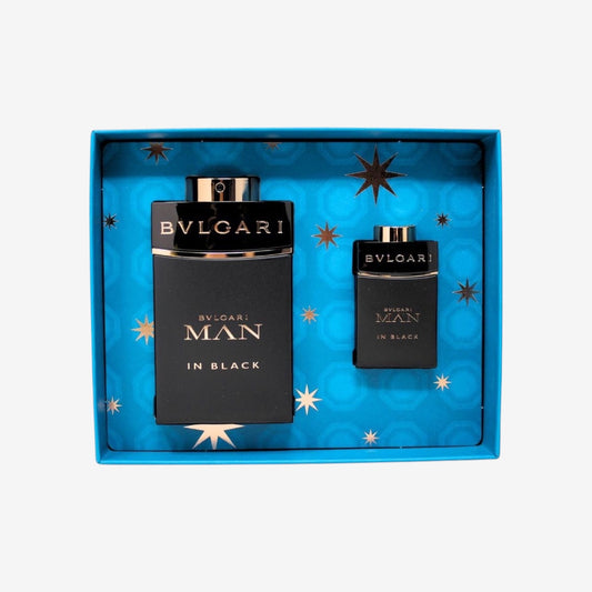 BULGARI MAN IN BLACK SET: EDP SPRAY 100ML & EDP SPRAY 15ML