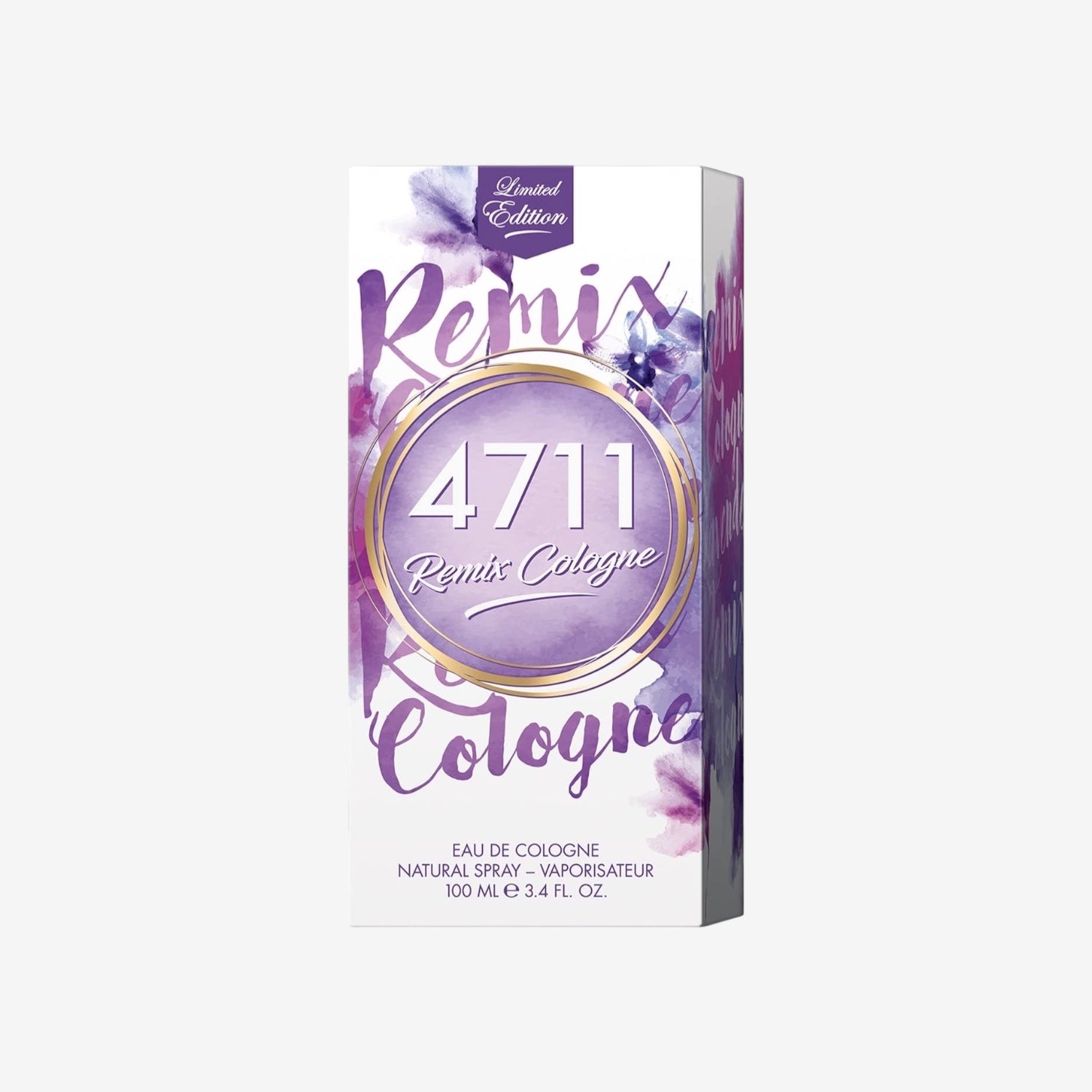 4711® Remix Cologne Lavendel I Eau de Cologne - frisch - floral - unbeschwert - die blühende Frische des Lavendels sommerlich neu ge-remixt! I 100ml Natural Spray Vaporisateur
