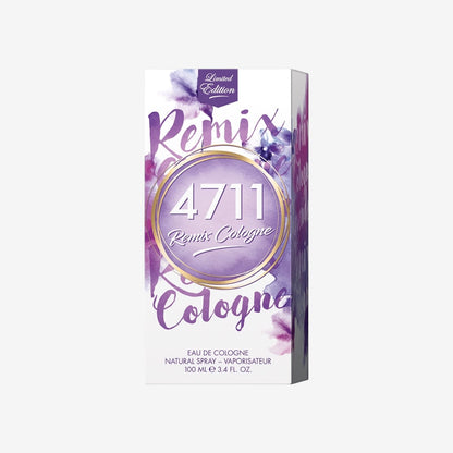 4711® Remix Cologne Lavendel I Eau de Cologne - frisch - floral - unbeschwert - die blühende Frische des Lavendels sommerlich neu ge-remixt! I 100ml Natural Spray Vaporisateur