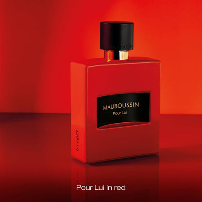 Mauboussin - Travel Pour Lui In Red: Eau de Parfum 100 ml & Travel Spray 20 ml