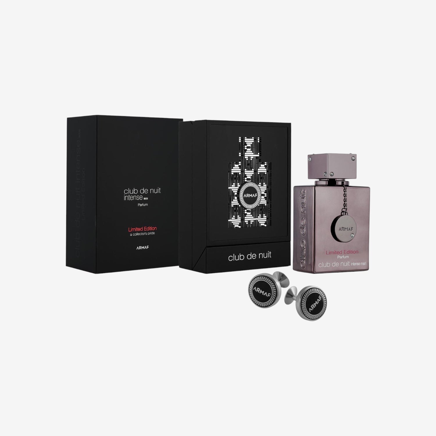 Armaf Club De Nuit Intense Parfum Spray mit Cufflinks Collectors Pride Limited Edition für Herren, 100 g