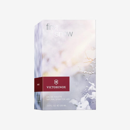 VICTORINOX First Snow Eau de Toilette für Damen, Parfüm mit Vanille und Moschus, Frisch und zart, Vegan, 100 ml, V0000898