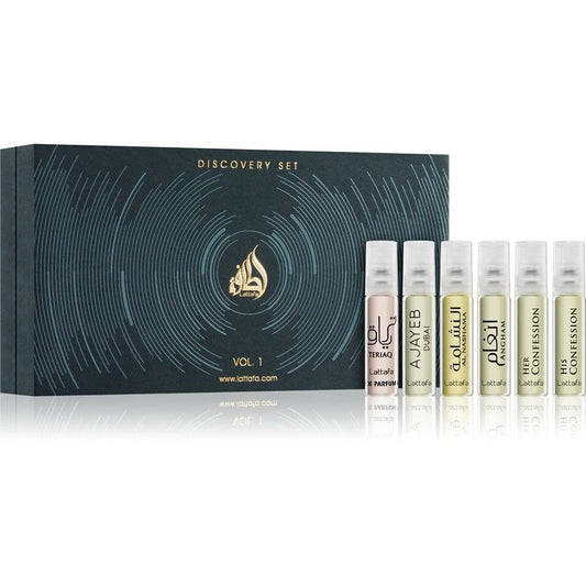 Lattafa Discovery Set Vol. 1 EDP Unisex 4ml x 6