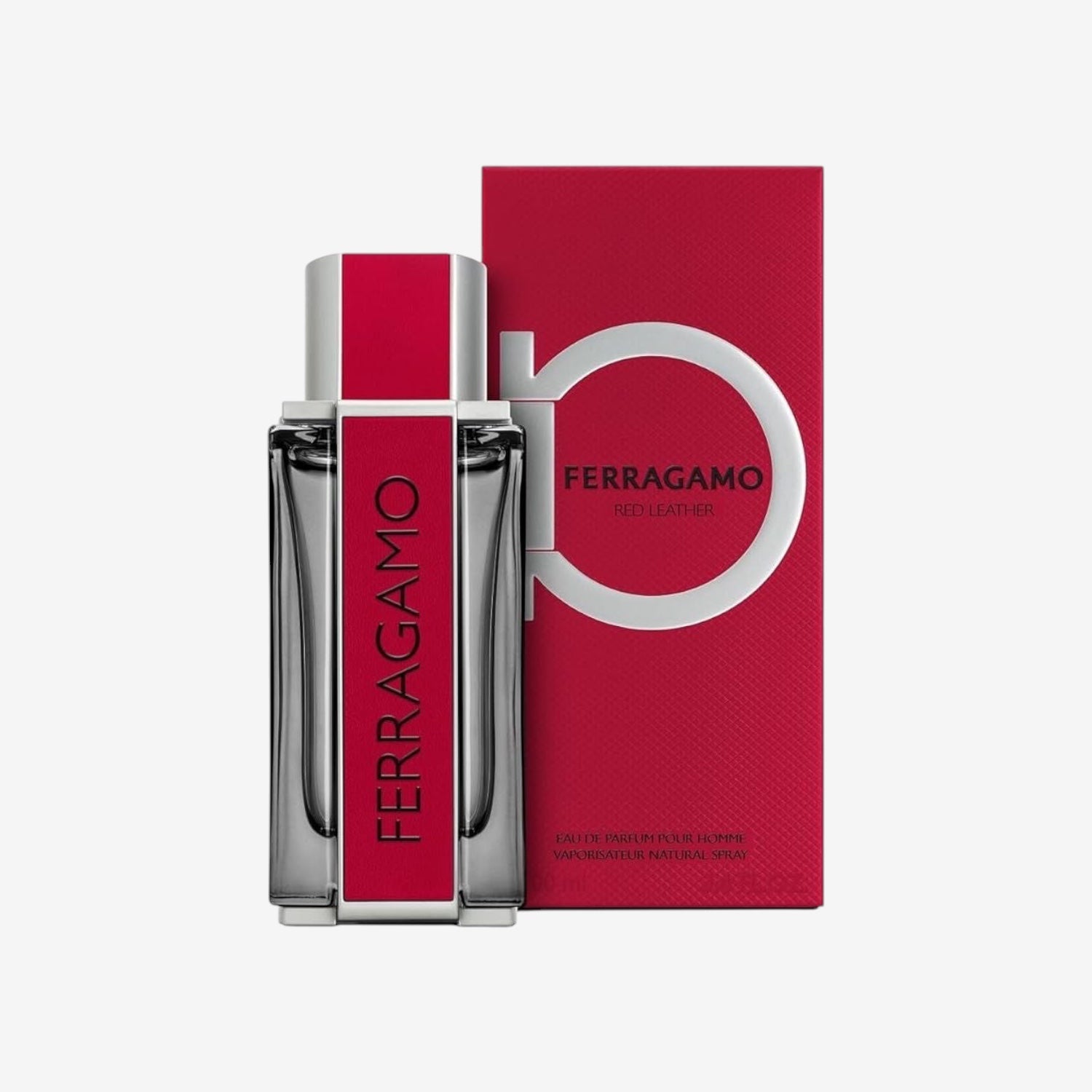 SALVATORE FERRAGAMO Red Leather Pour Homme Eau de Parfum 100 ml
