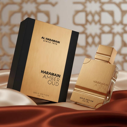 Al Haramain Amber Oud Gold Edition 120 ml | Luxuriöses Eau de Parfum | Unisex-Parfüm | Hochwertiger arabischer Duft für Männer und Frauen | Oud-Parfüm zum Verschenken und für den Alltag
