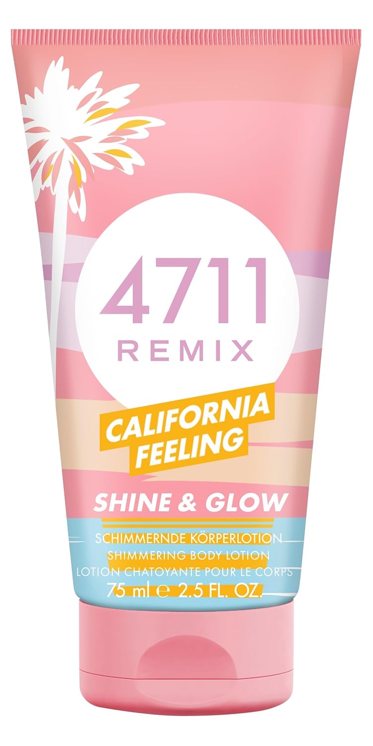 4711® Remix California Feeling I Geschenkset - zitrisch - fruchtig - floral - für einen Unvergesslichen Sommer I Eau de Cologne 100ml & Bodylotion 75ml