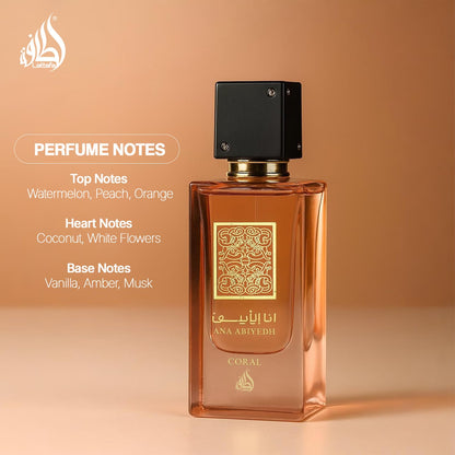 Ana Abiyedh Coral 60 ml EDP by Lattafa