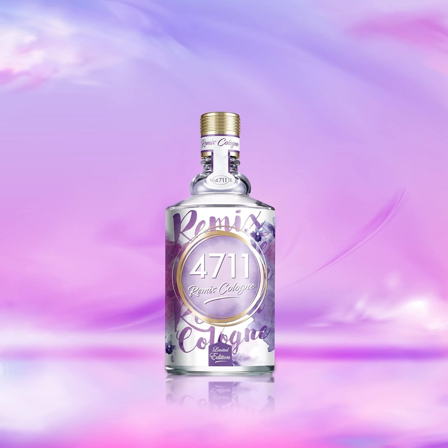 4711® Remix Cologne Lavendel I Eau de Cologne - frisch - floral - unbeschwert - die blühende Frische des Lavendels sommerlich neu ge-remixt! I 100ml Natural Spray Vaporisateur