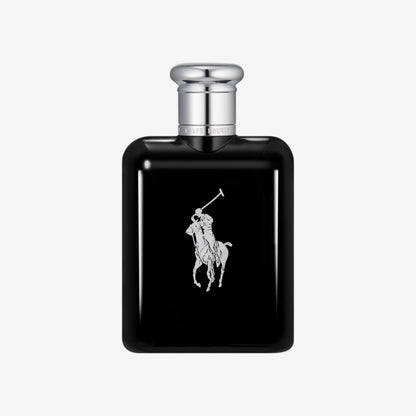 Ralph Lauren Polo Black Eau de Toilette für Herren, holzig-aromatischer Duft mit Patchouli & Mango, für moderne Männer