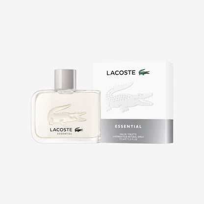 LACOSTE ESSENTIAL Eau de Toilette, anregender Herren-Duft mit Sandelholz für freiheitsliebende Männer, 75ml