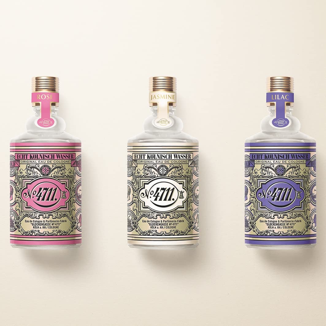 4711® Echt Kölnisch Wasser I Floral Collection - JASMIN - Eau de Cologne - florale Neuinterpretation der Ikone - sinnlich – anmutig – betörend I 100ml Natural Spray Vaporisateur