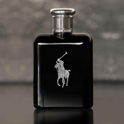 Ralph Lauren Polo Black Eau de Toilette für Herren, holzig-aromatischer Duft mit Patchouli & Mango, für moderne Männer