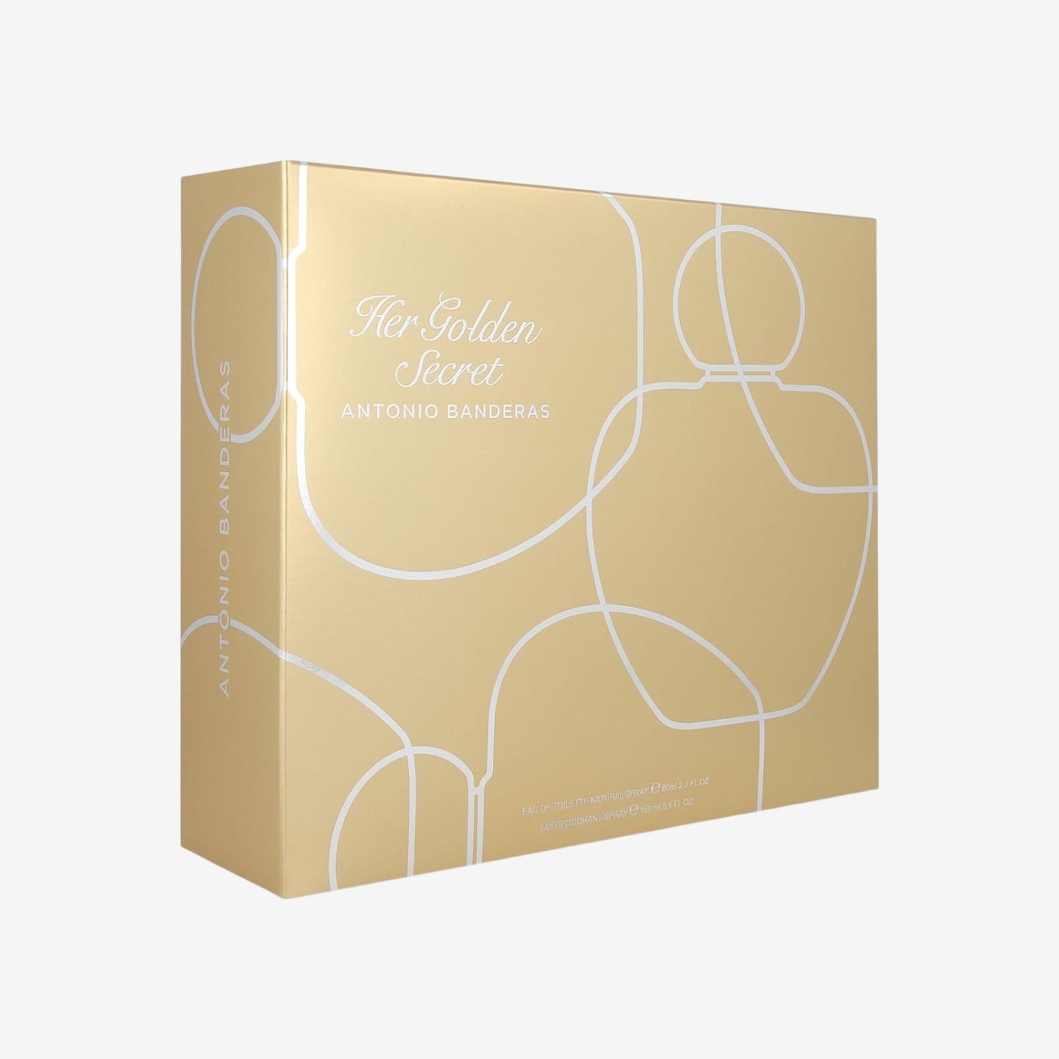 Antonio Banderas Her Golden Secret Edt Set 80 Ml + Deo 150 Ml Vapo