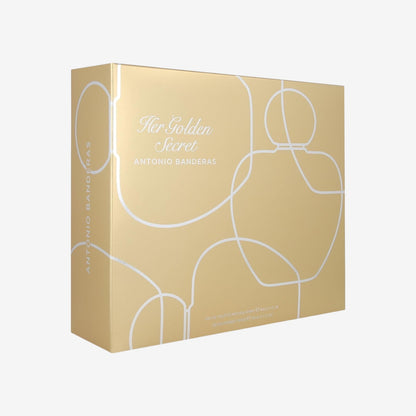 Antonio Banderas Her Golden Secret Edt Set 80 Ml + Deo 150 Ml Vapo