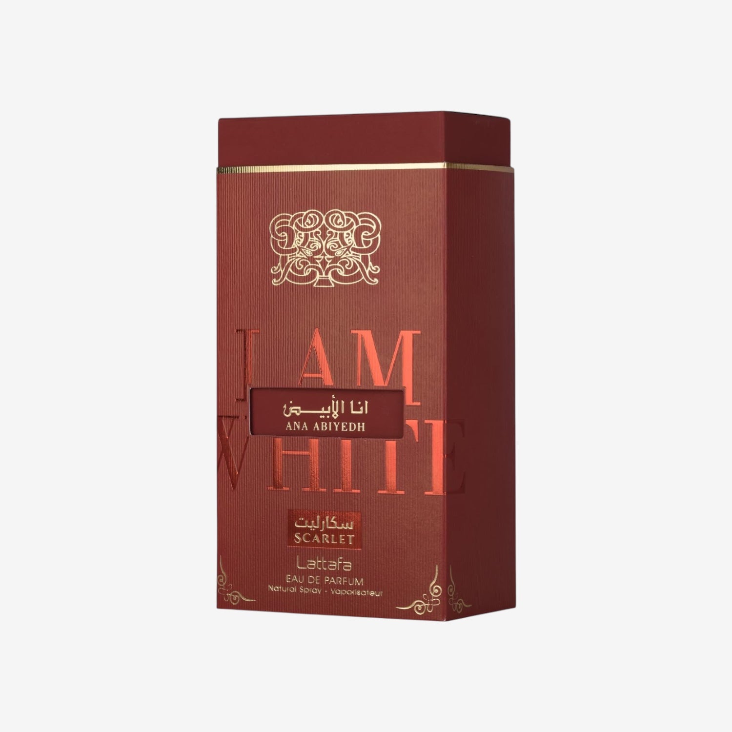 Ana Abiyedh Scarlet Eau de Parfum, Luxuriöses Orientalisches Parfüm, Rote Elegante Flasche, 60 ml