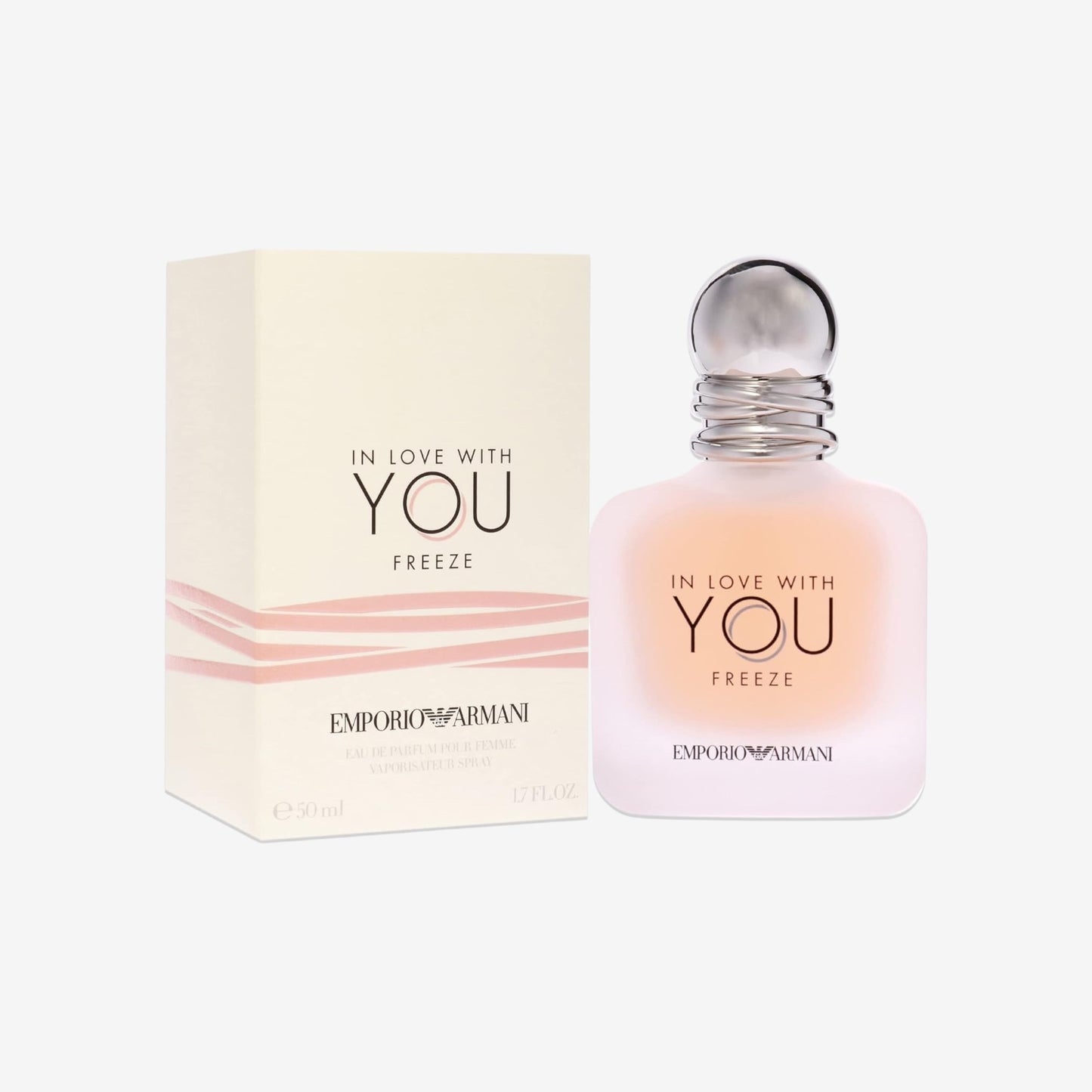 Giorgio Armani Unisex Love With You Vaporizador GIORGIO ARMANI IN LIEBE MIT IHNEN EAU DE PARFUM FREEZE 50ML VAPORIZER, Negro, Nur EU