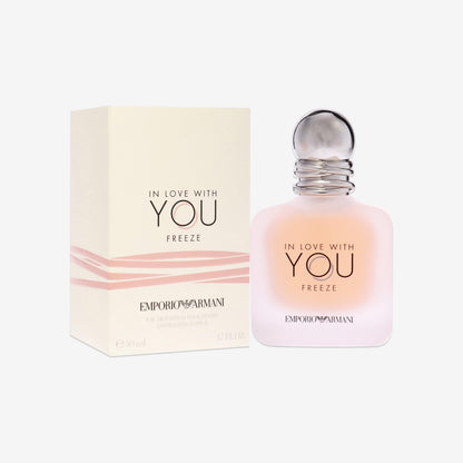 Giorgio Armani Unisex Love With You Vaporizador GIORGIO ARMANI IN LIEBE MIT IHNEN EAU DE PARFUM FREEZE 50ML VAPORIZER, Negro, Nur EU