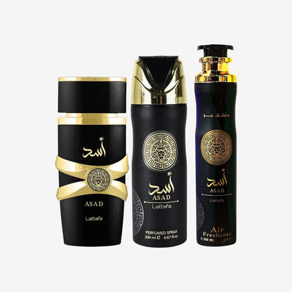 Lattafa Asad Lattafa für Unisex Eau de Parfum Spray, 100 ml Herren Damen Parfum