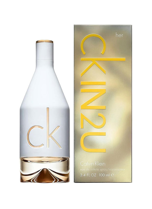 Calvin Klein CK IN2U Eau de Toilette for her, floral-fruchtiger Damenduft