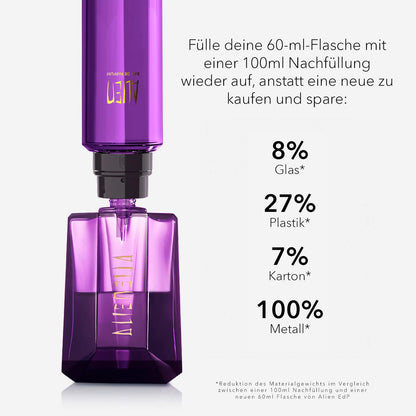 MUGLER Alien Eau de Parfum, Damen-Parfum, Amberartig, holzig und blumig