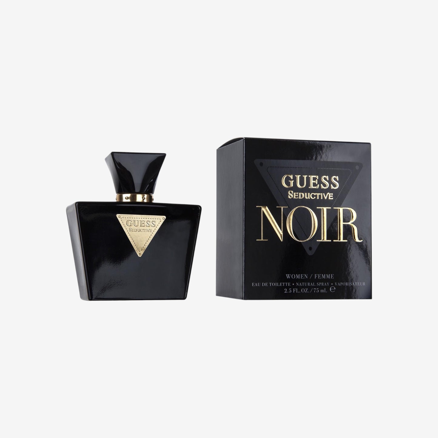 GUESS Seductive Noir, Eau de Toilette für Damen, Ambriert-Blumig, Sinnlicher Duft, Lang Anhaltend