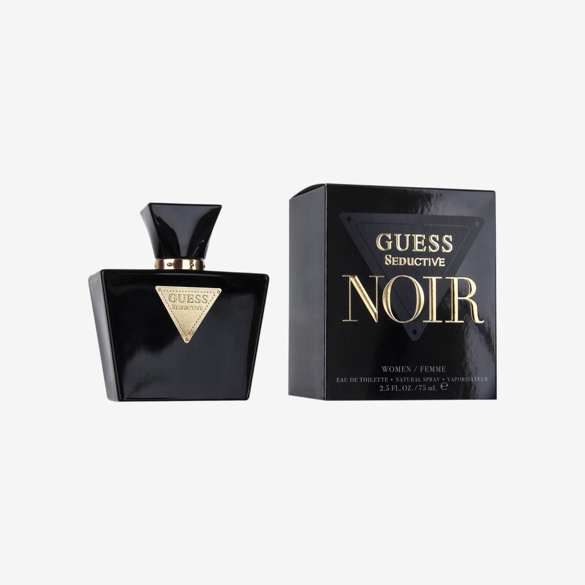 GUESS Seductive Noir, Eau de Toilette für Damen, Ambriert-Blumig, Sinnlicher Duft, Lang Anhaltend
