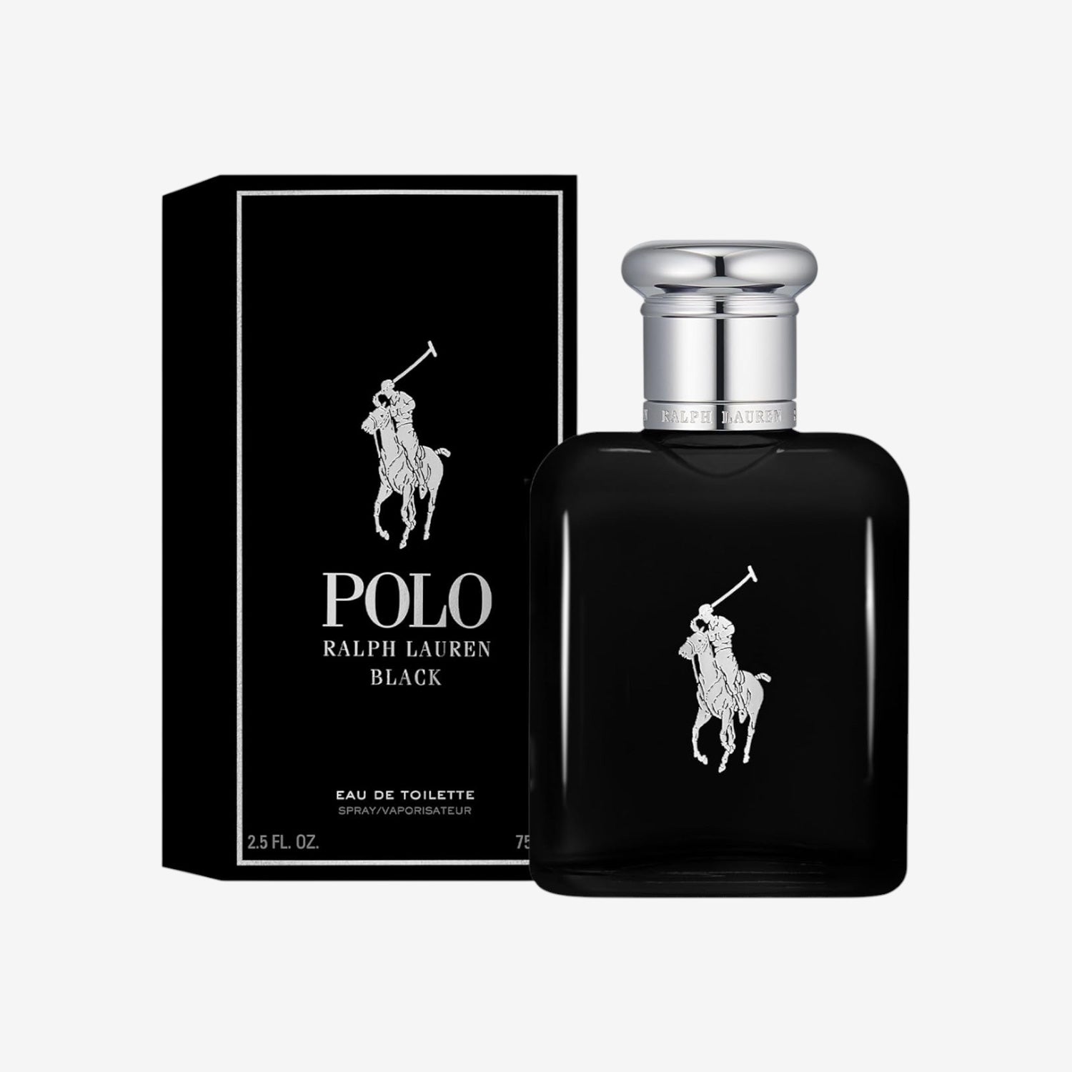 Ralph Lauren Polo Black Eau de Toilette für Herren, holzig-aromatischer Duft mit Patchouli & Mango, für moderne Männer