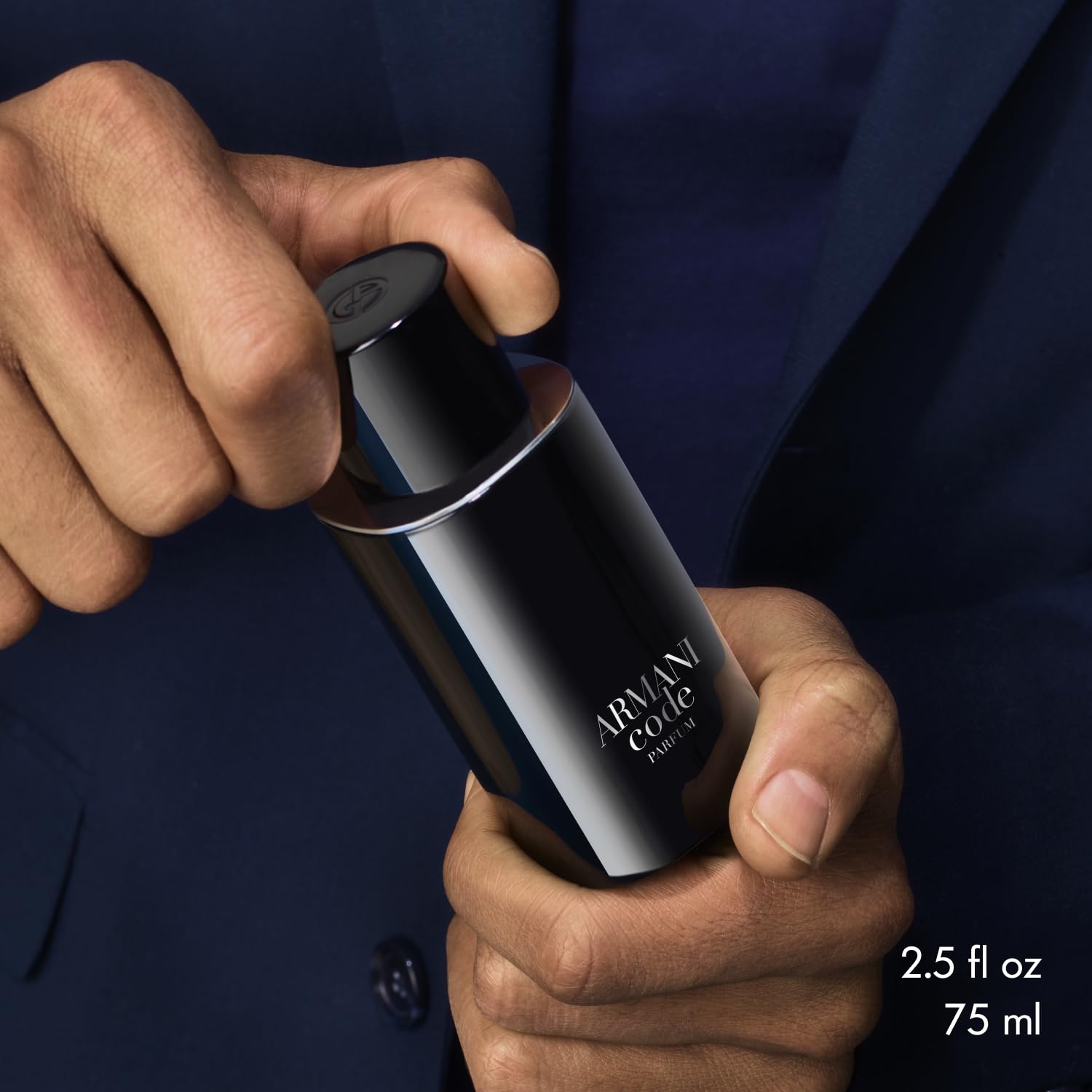 GIORGIO ARMANI Code Parfum 30 ml – frischer und aromatischer Herrenduft – Bergamotte, Muskatellersalbei, Tonkabohnen-Noten