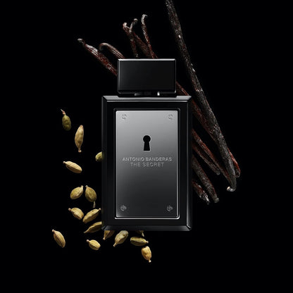 Banderas Perfumes - The Secret - Eau de Toilette Spray für Herren, Fruchtiger Lederduft - 200 ml