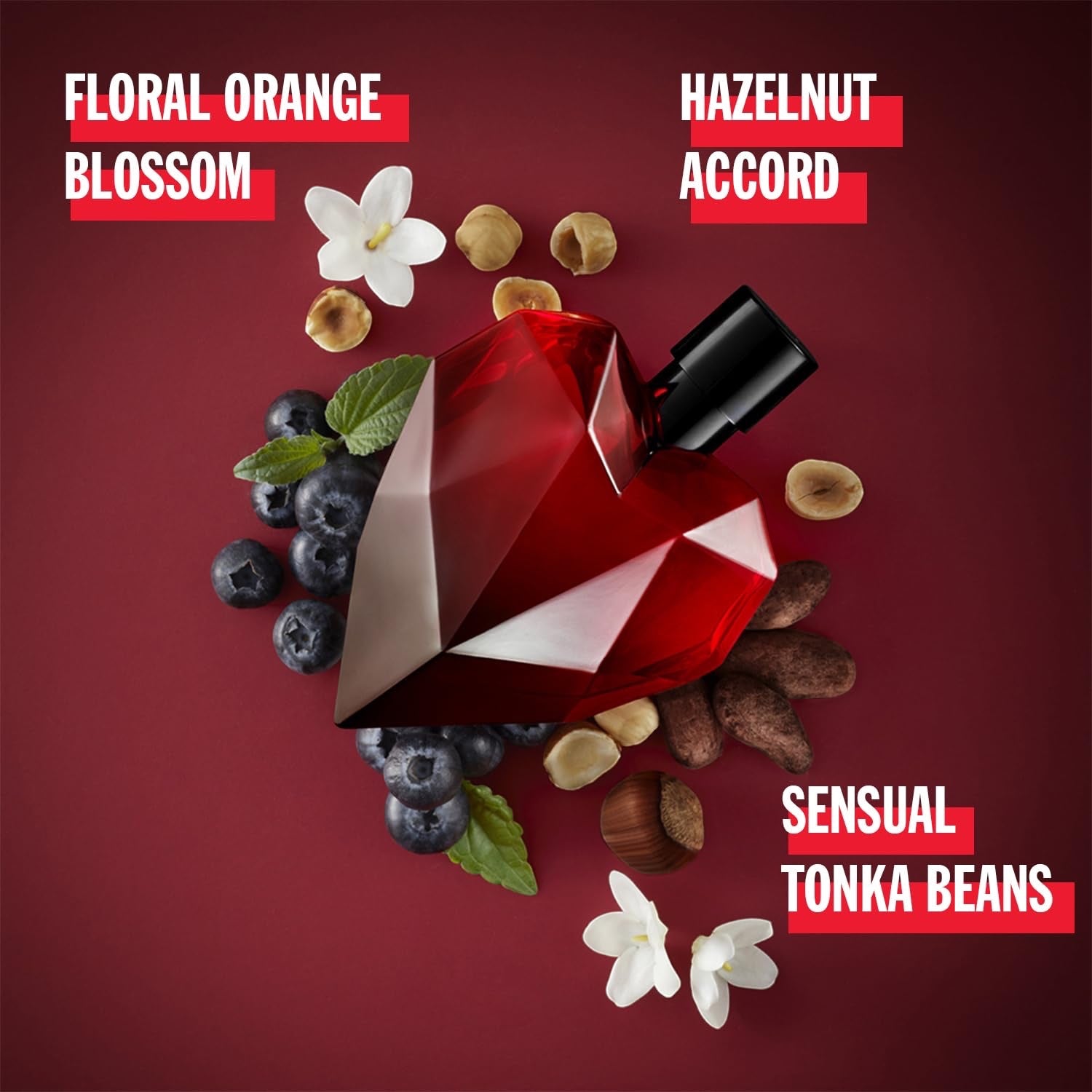 Diesel Loverdose Red Kiss Parfüm Damen| Eau de Parfum| Parfum Damen| Orientalisches Parfüm| Damendüfte| Diesel Parfum| Frauen Parfüm| Orientalisch und sinnlicher Duft