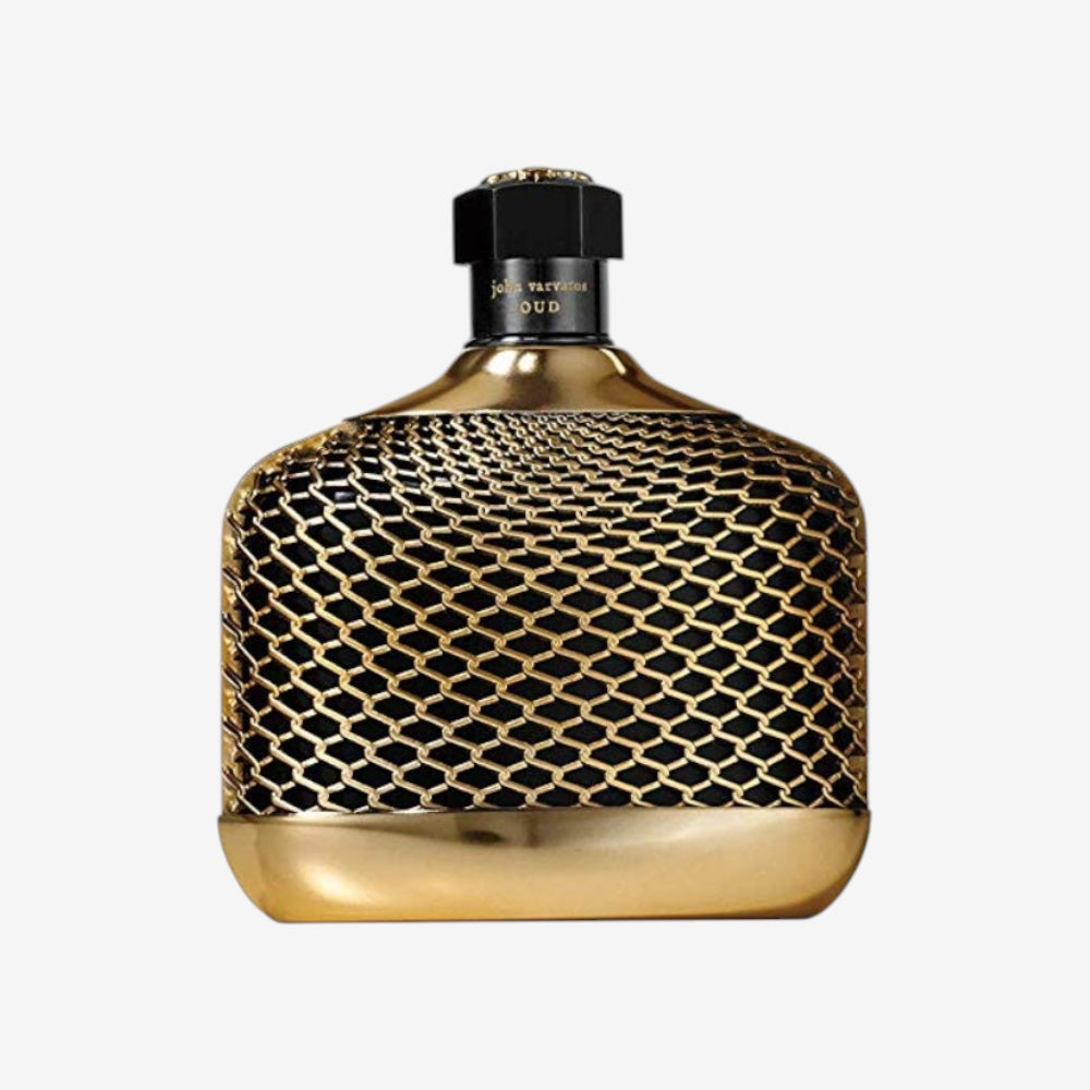 John Varvatos OUD – Eau de Toilette homme/men, 125 ml, würzig-orientalischer Duft für Herren, luxuriöse Mischung aus aufregenden Gewürzen & Oud Öl, Herrenduft im edlen Design Flakon