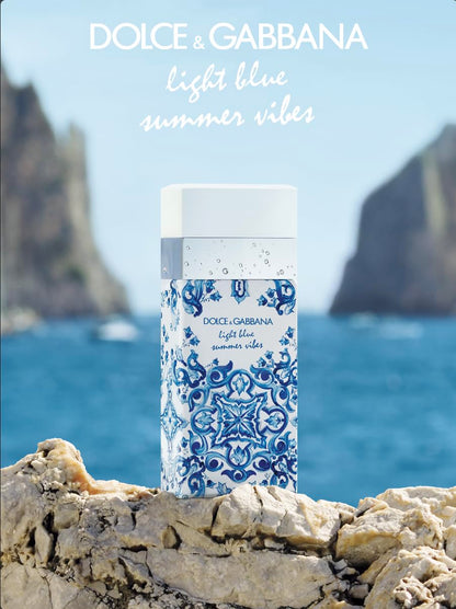 DOLCE & GABBANA, Light Blue Summer Vibes, Eau de Toilette, Unisexduft, 100 ml